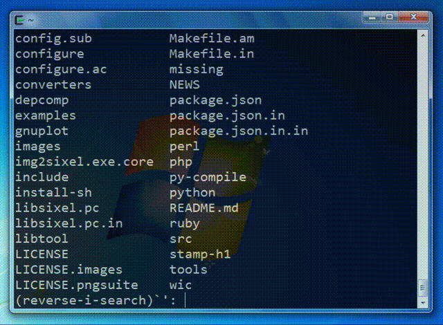 A random gif It's not important, but it looks just as if it were played in a video player and not in the terminal.